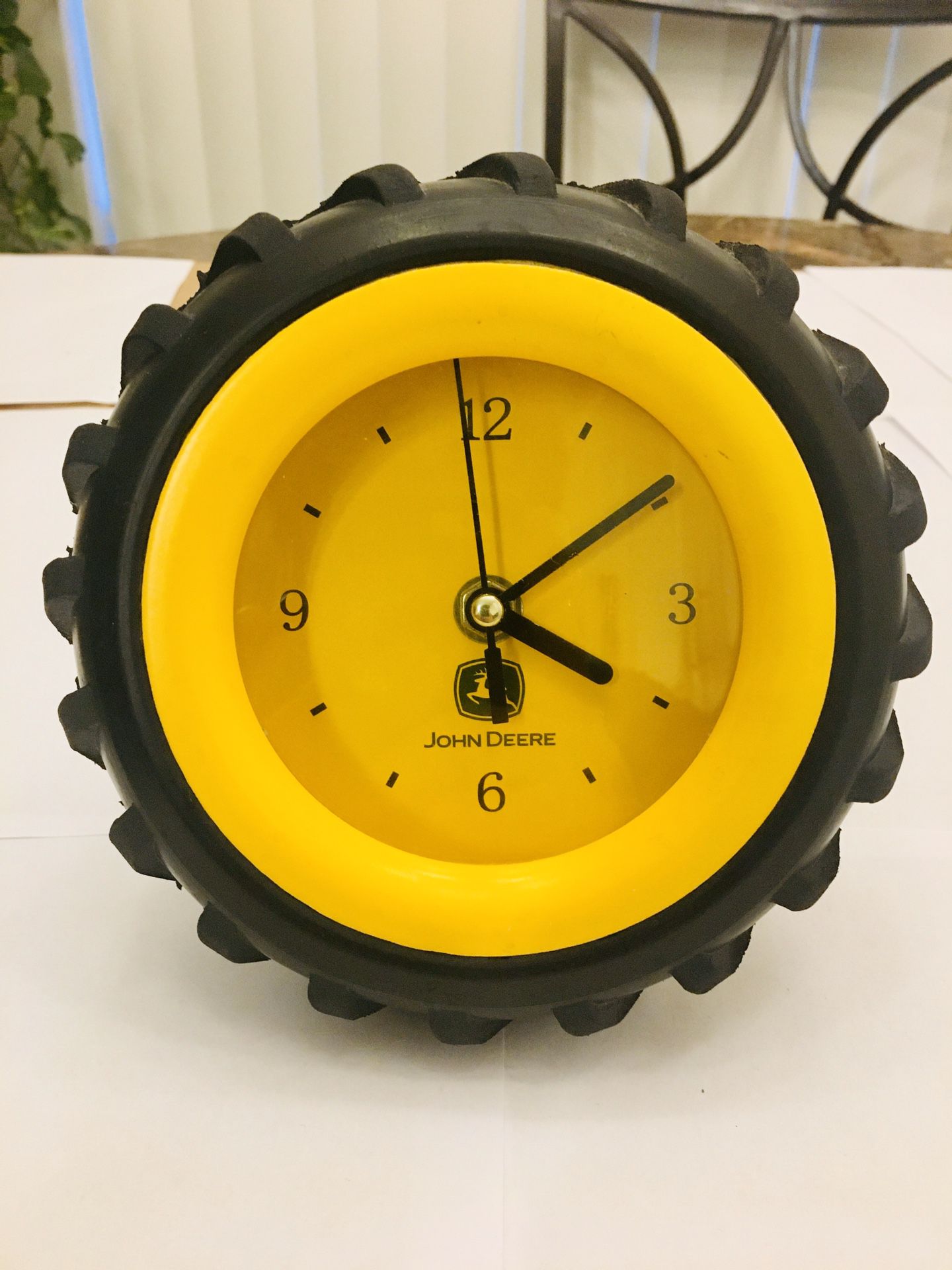 John Deere Tractor Tire Table Wall Clock Cool