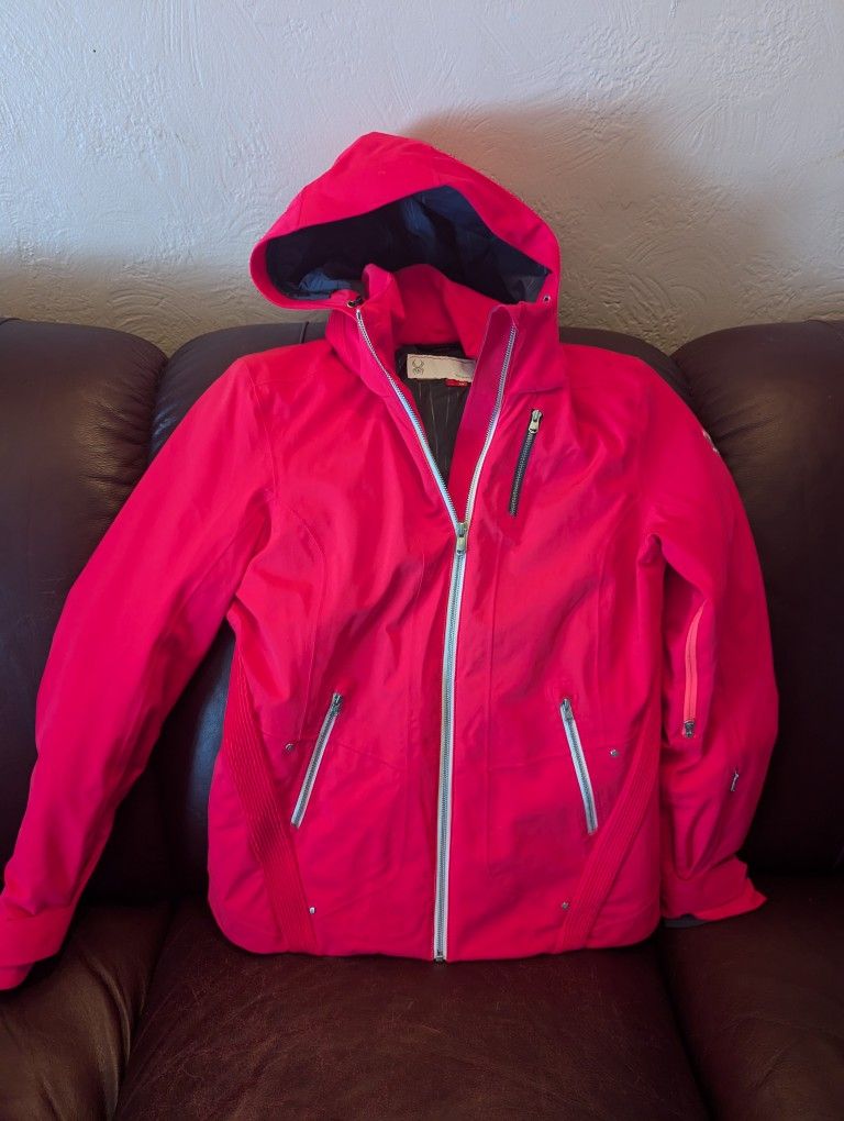 Lady's Spyder Ski Jacket Large Pink