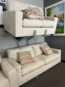 Sofa and loveseat