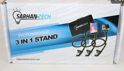 Sarhan-Tech Professional 3 in 1 Stand Webcams, Tablets & Smarphones
