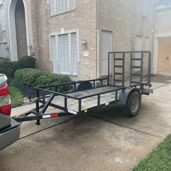 10 FT Single Axle Utility Trailer