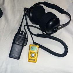 Radio With Headset & Gas Monitor 