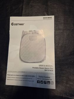 Costway portable steam sauna