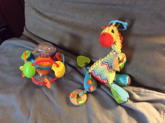 Baby toys like new clean