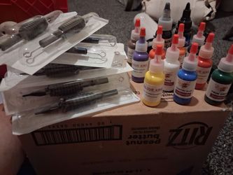 Tattoo Inks and needdles