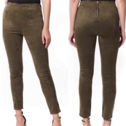 Blank NYC faux suede ankle cropped women’s leggings 