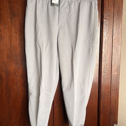 Adidas Mens Icon Pro Knee Length Baseball Pants Size M NEW GQ9219 Gray Aeroready