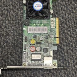 Areca ARC-1213-4i 4-Port PCIe SAS/SATA RAID Controller Card + Cable - Working