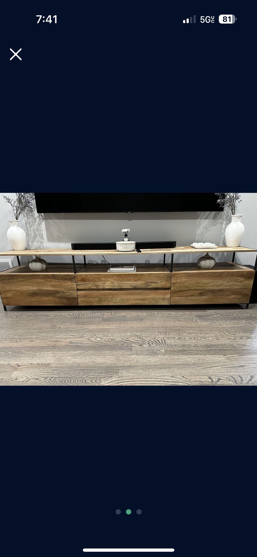 West Elm Media Console Table