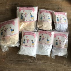 Table skirts 100% nylon lining 100% polyester