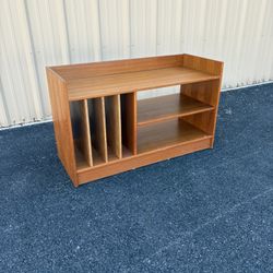Mid Century Modern Danish Teak Record Cabinet
