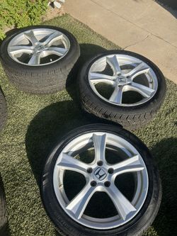 2008 HONDA S2000 AP2 F22C 2.2L OEM 5-SPOKE REAR WHEEL RIM 17X8.5 +65