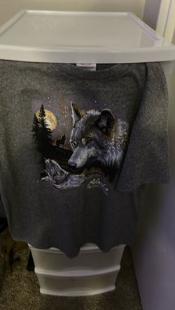 Alaska wolf shirt