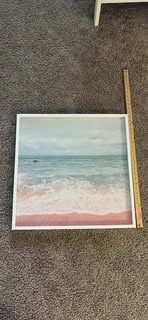 Sparkly beach scene painting