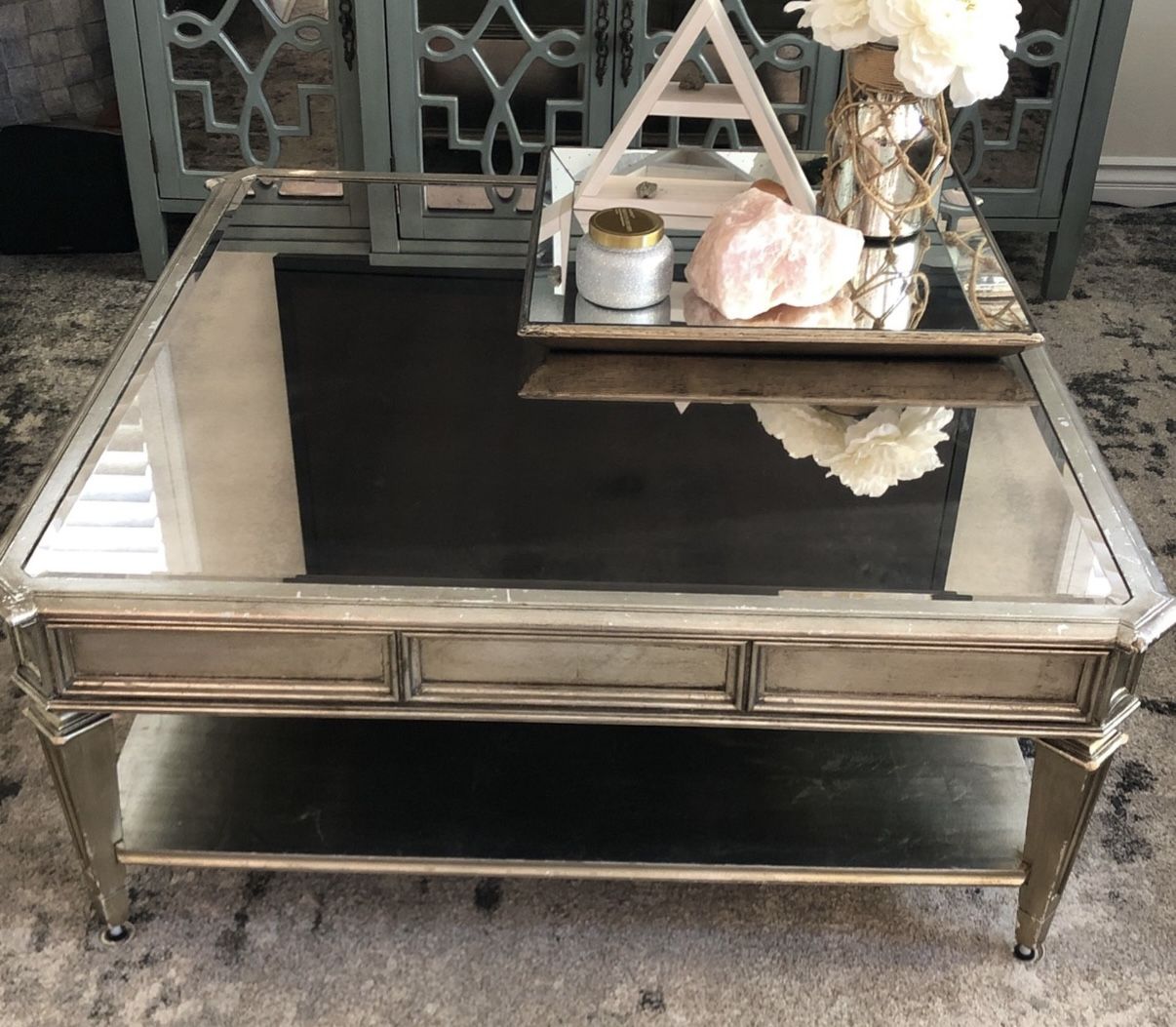 Mirrored Coffee Table