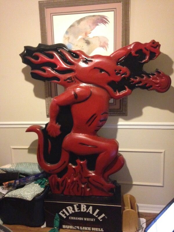 6ft. Fireball Whiskey Statue