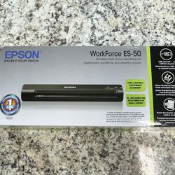 Epson WorkForce ES-50 Portable Color Document Scanner
