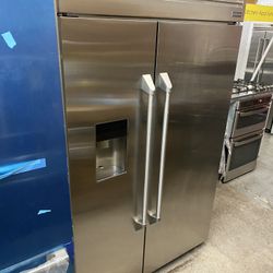 Monogram 48” Built In Side By Side Refrigerator 