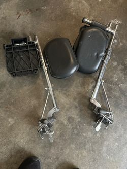Elevating Wheelchair Leg Rests with Padded Calf Rests (Pair) - $20