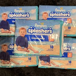 Pampers Splashers 5 PACK SIZE 4