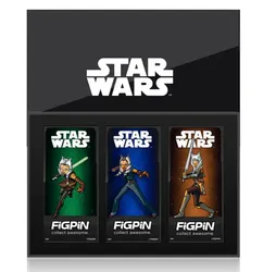 Figpin Disney Pin Star Wars Ahsoka Tano Box set of 3 pins..... $85