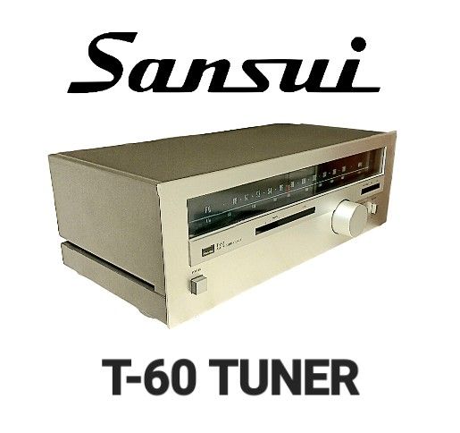 SANSUI Vintage T-60 AM/ FM Stereo TUNER EXCELLENT CONDITION!