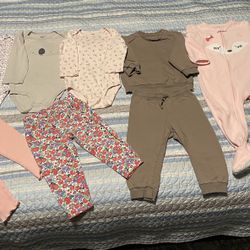 Carters Clothes For Girl 12-18 Months H&M