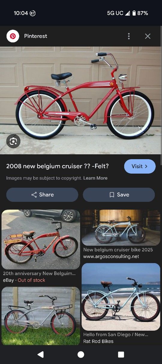 2008 Felt New Belgium Brewery Collector Bike