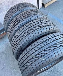 225/65/17 Goodyear vendo un set de llantas usadas excelente condiciones de vida las 4 ✅🤩I am selling a set of used tires, all 4 in excellent living c