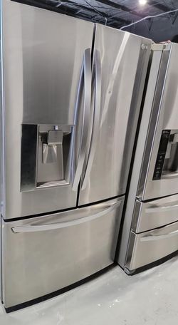 LG 3-Door Stainless Steel Fridge
