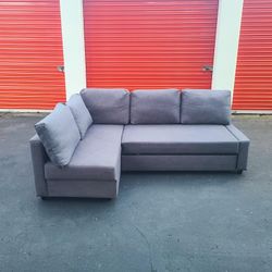 Grey Sectional Couch - Free Delivery