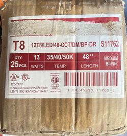 SATCO 4’ LED Tube Lights