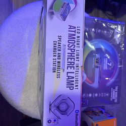 BT-3401 Wireless Charging Bluetooth Speaker LED colorful Digital Clock Radio,