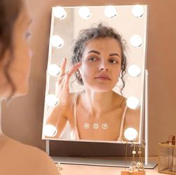 Vanity mirror with lights