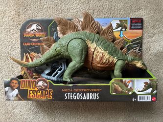 Jurassic world camp Cretaceous Dino escape mega destroyer stegosaurus brand new