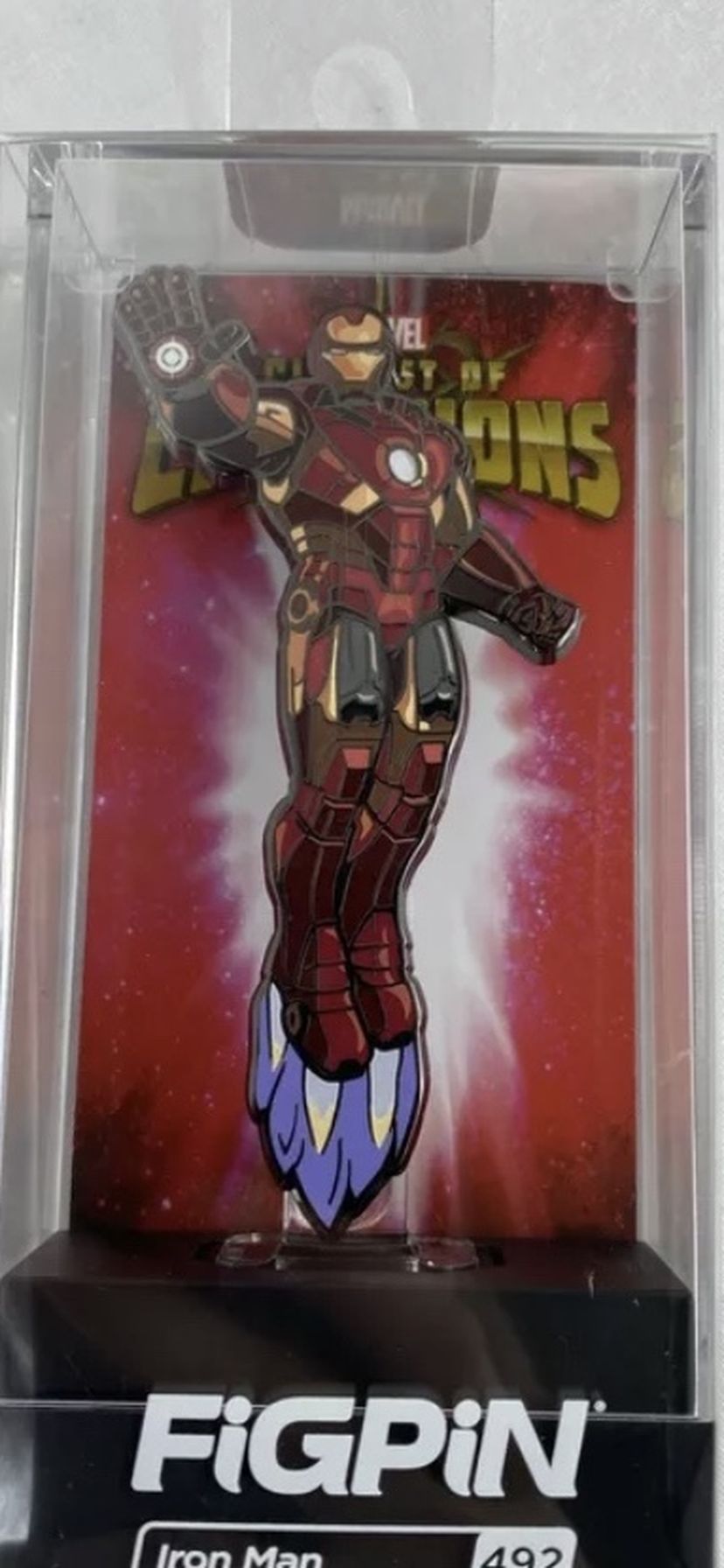 FiGPiN Marvel Contest Of Champions Iron Man #492 Walgreens Exclusive