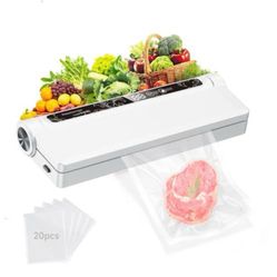 Vacuum Food Sealer (Dry/moist Modes)w/bags(digital)