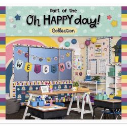 Classroom Decor Bundle With Calendar and Number Line