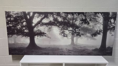 IKEA PJÄTTERYD Large Panoramic Forest Tree Canvas Art