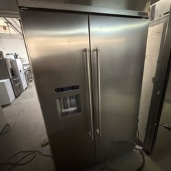 48” Kitchenaid Built In Stainless Steel Refrigerator 