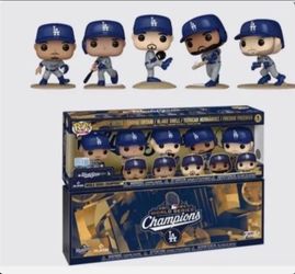 2025 WS Champions Dodgers Funko Pop 5 pack