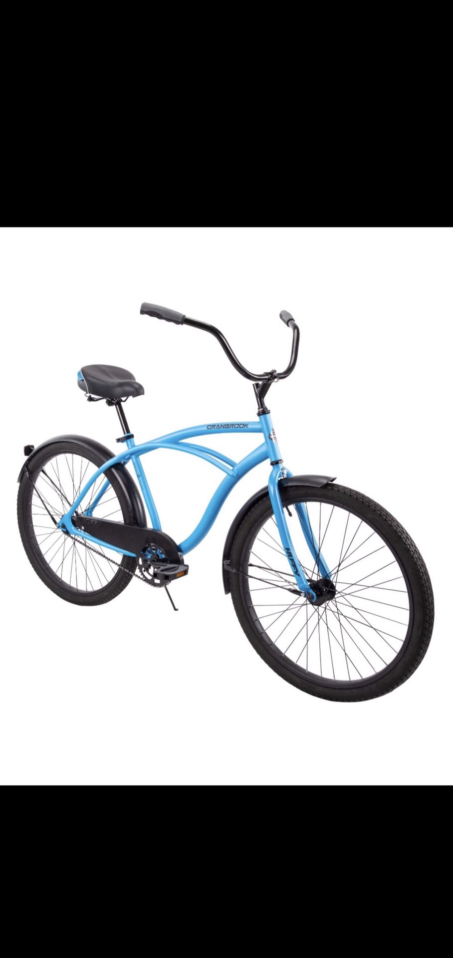 Huffy 26" Cranbrook Men's Comfort Cruiser Bike, Matte Blue