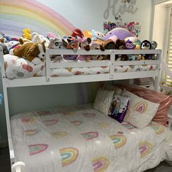 White Bunk Bed - Great Condition