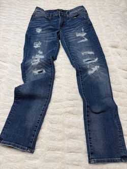Hollister Blue Distressed Jeans 32x32