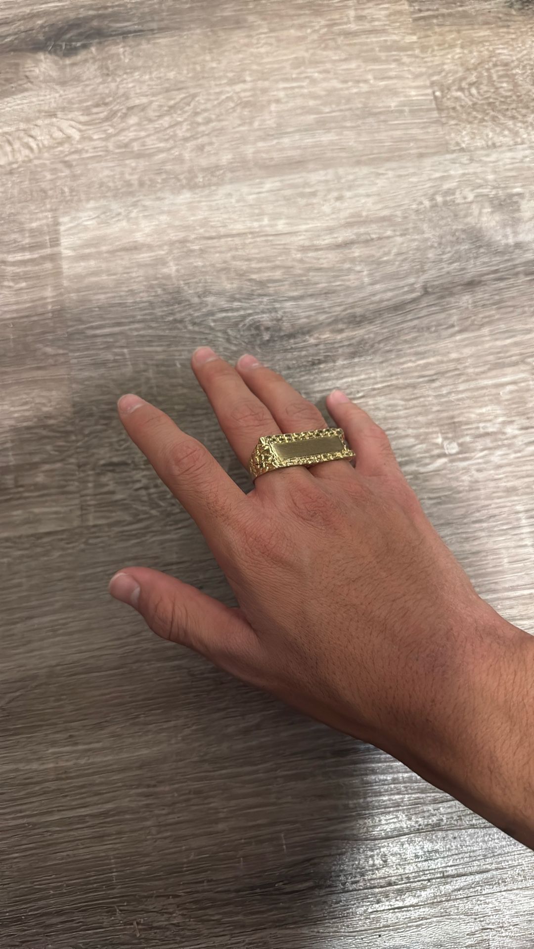 Double Finger Nugget Ring