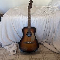 Fender California Malibu Player Acoustic-Electric Guitar Sunburst