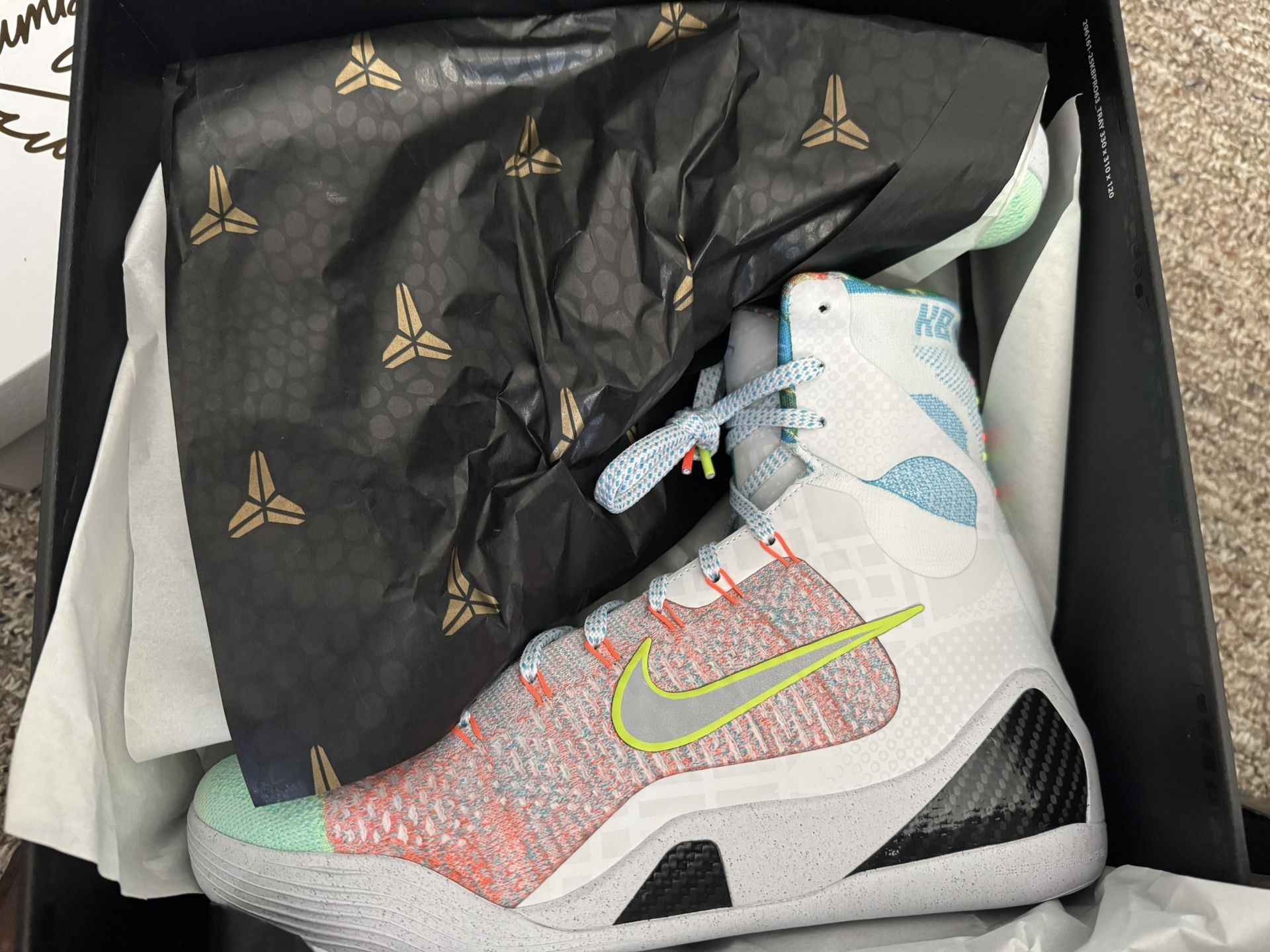 Nike Kobe 9 Elite Protro What The Kobe Size 12.5