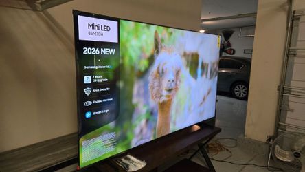 New 85 Inch Mini LED Samsung Smart TV 4K UHD. Brand new 2026  Model