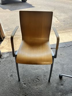 Davis Wolfgang Mezger Zero Wood Stack Chair,