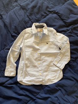 Boys button up collar dress shirt size 6-7y